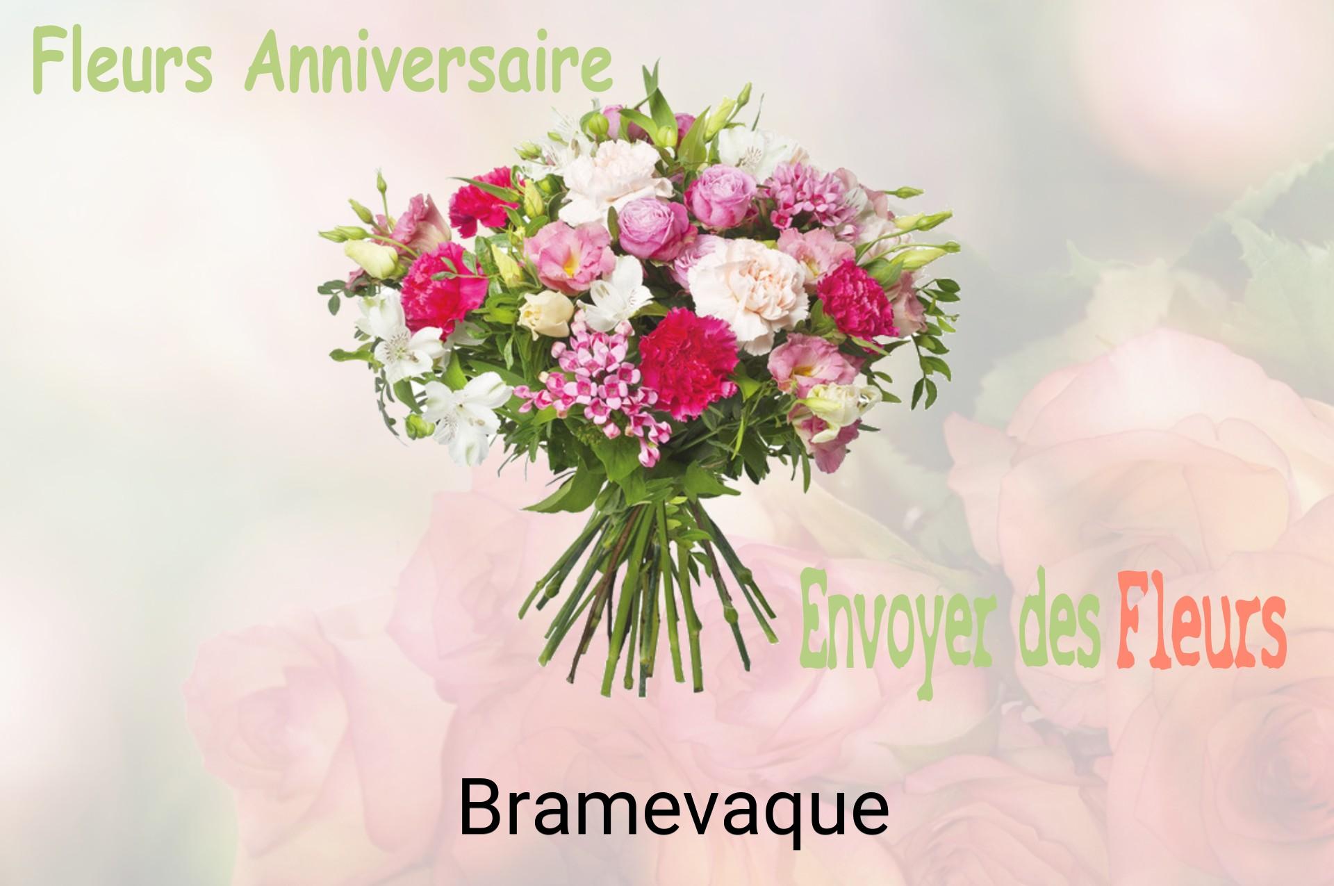 Bouquet de fleurs d’anniversaire livré à Bramevaque